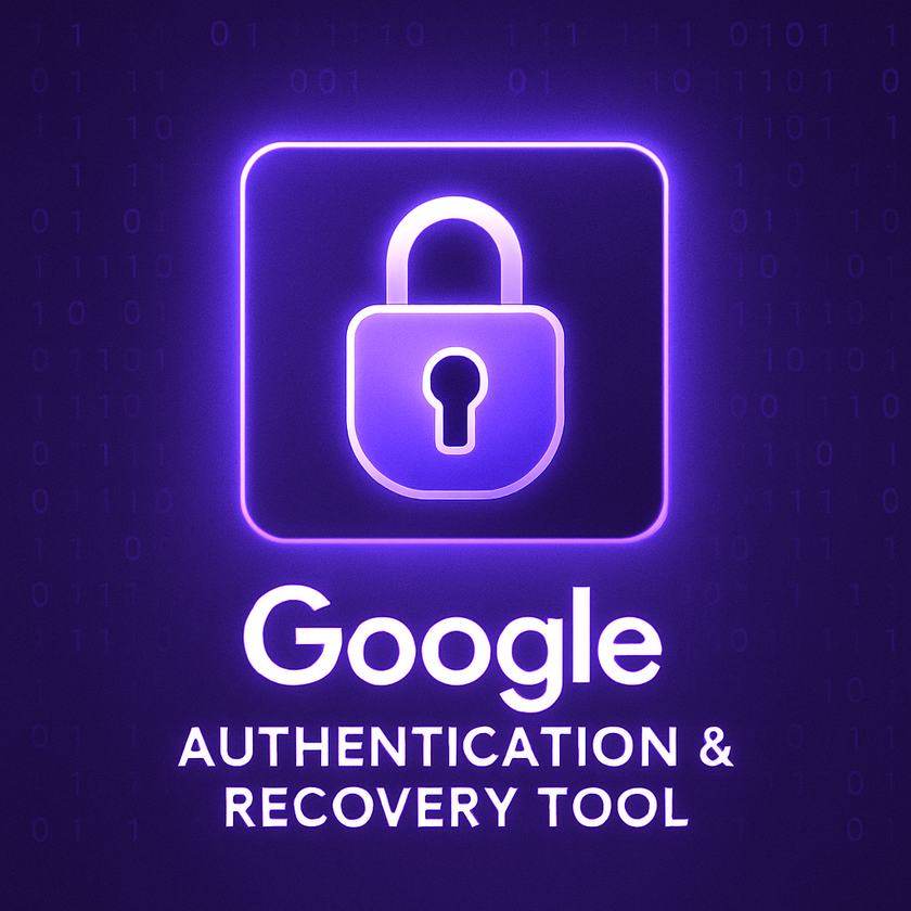 Google Authentication and Recovery tool