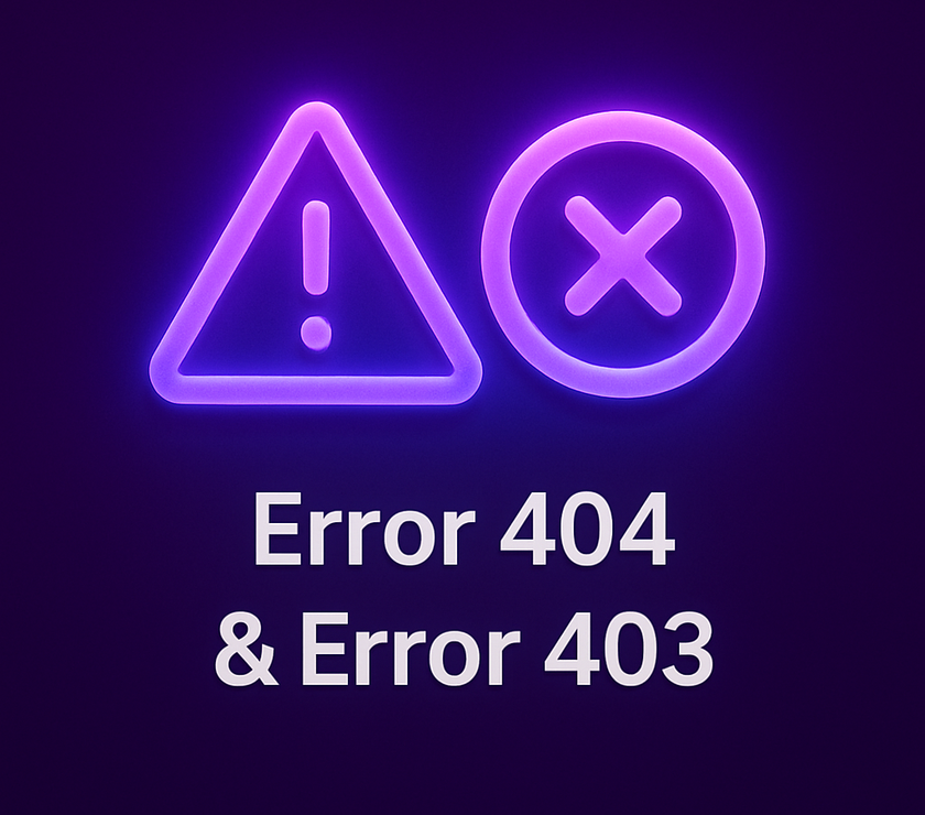 Error 404 & Error 403 Tools