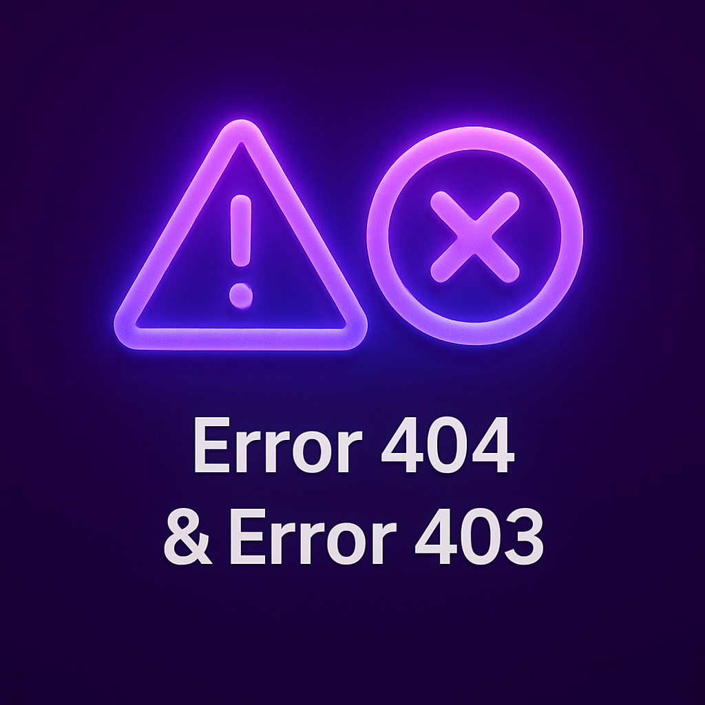 Error 404 & Error 403 Tools