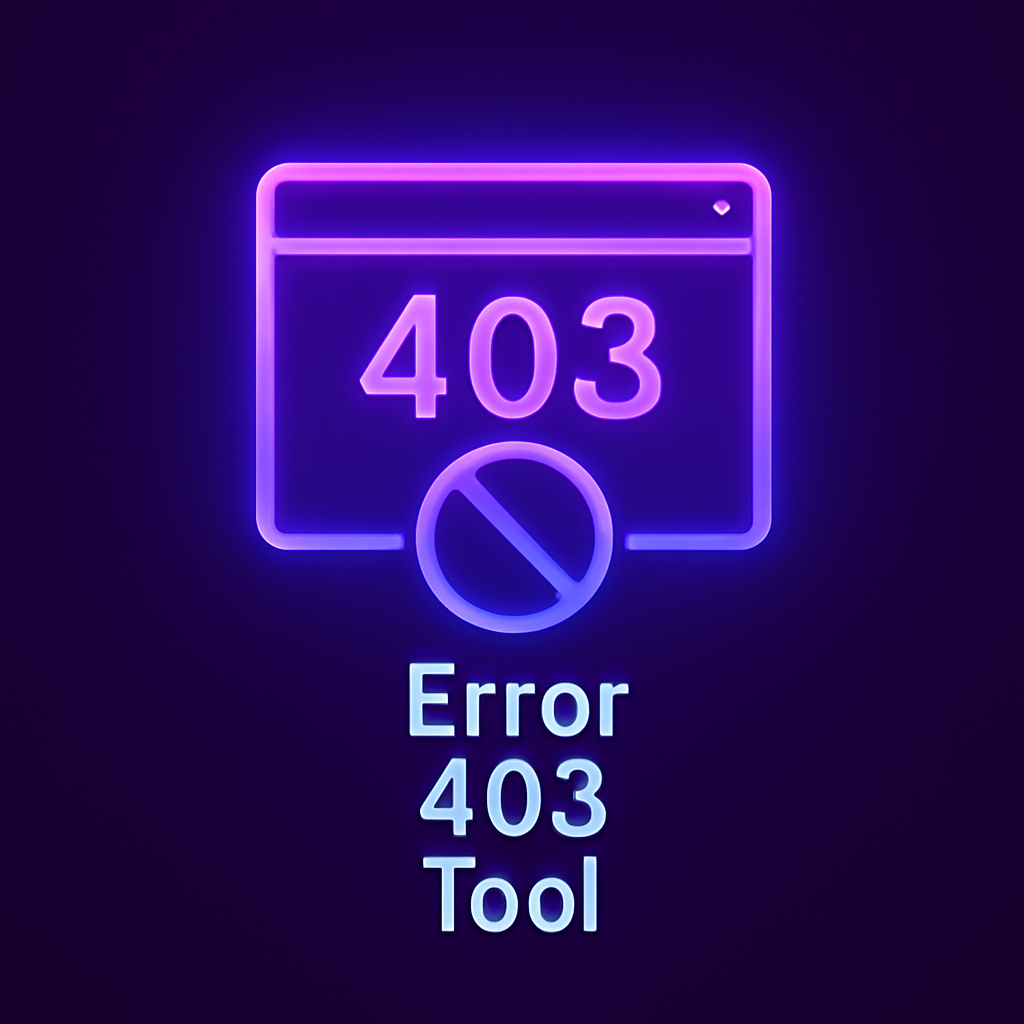 Error 403 Fix & Access Tool