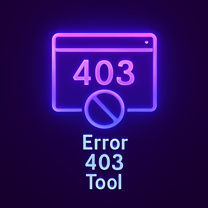 Error 403 Fix & Access Tool