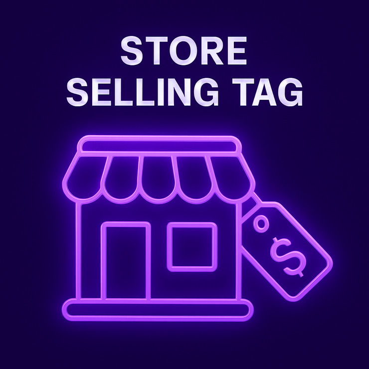 Store Selling Tag