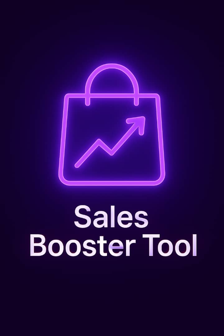 Sales booster tool